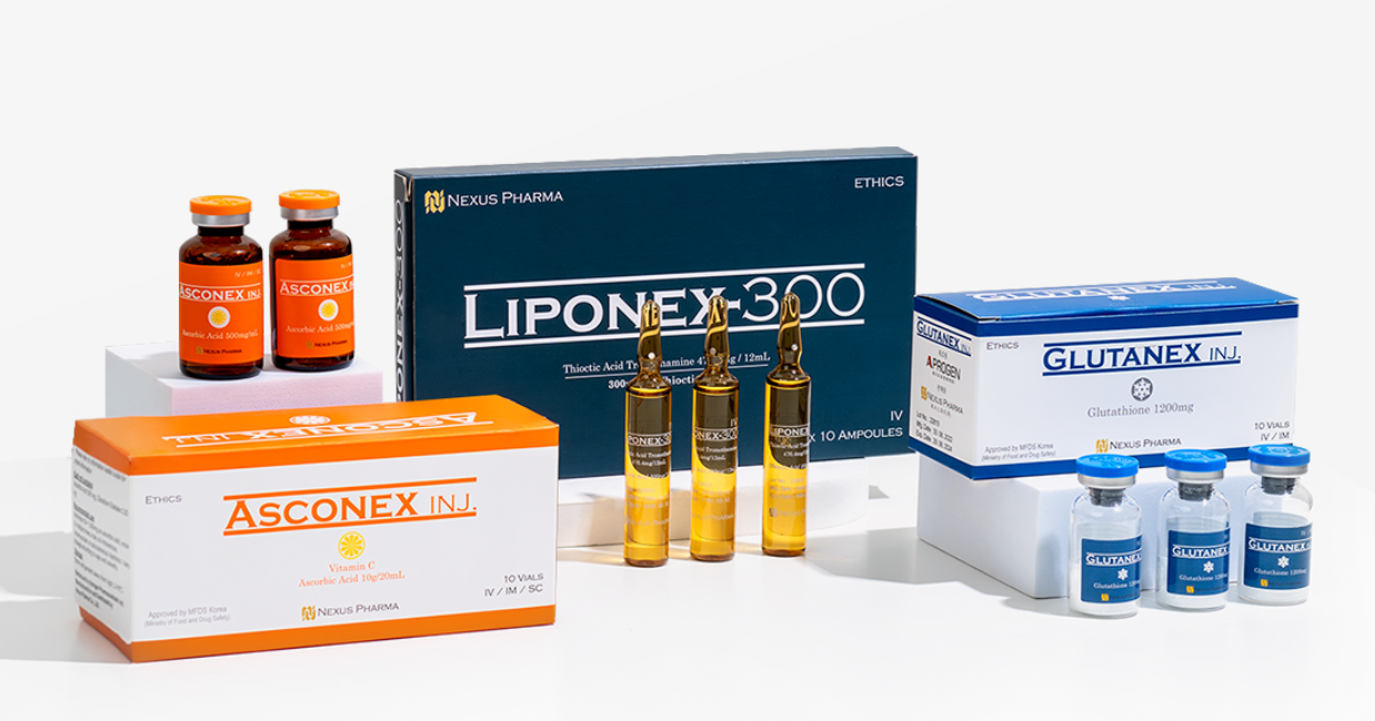 Korean Glutanex Whitening Injection with Liponex and Asconex (3-in-1 Formula) - Image 2