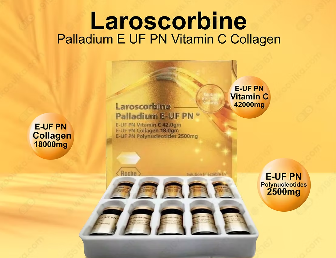Roche Laroscorbine Platinum Vitamin C Collagen Injection (2.5g + 1.5g) - Image 2