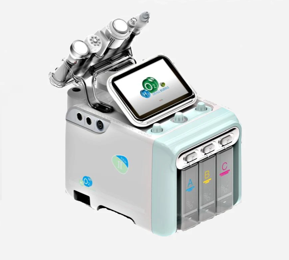 7 in 1 Hydra Facial Machine with Hydrafacial Serum Set